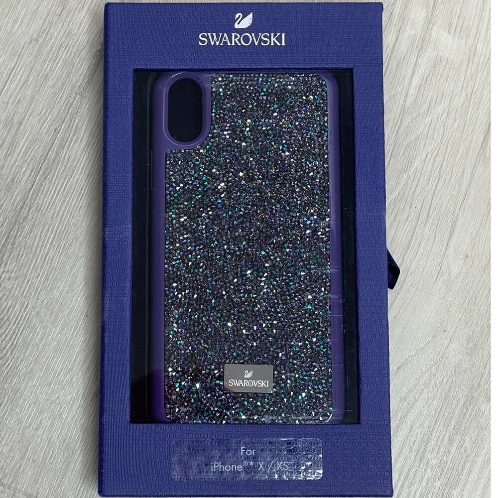 Swarovski Glam Rock smartphone case for iPhone X/XS in Purple